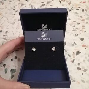 Swarovski Stilla Stud Earrings with Box